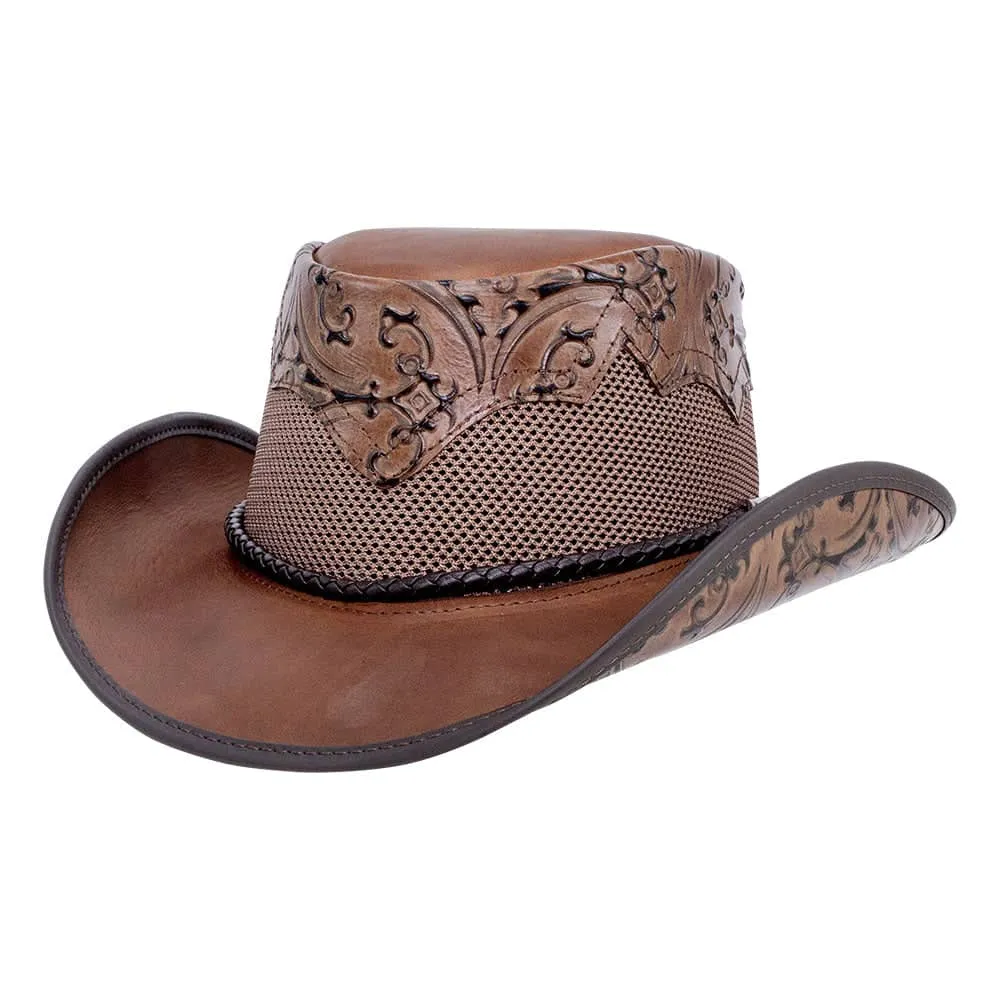 Sierra | Mens American Leather Cowboy Hat